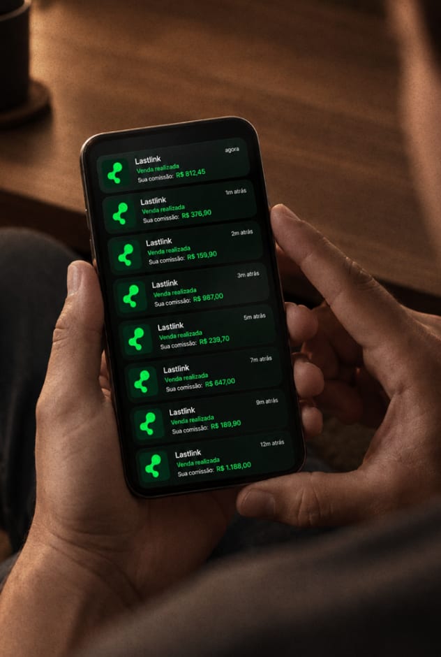 Notificações de vendas Lastlink
